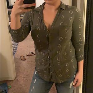 Sonoma Patterned Half-Sleeve Shirt